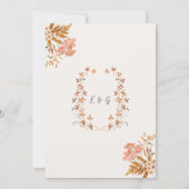Faire-part de mariage Fleur sauvage de Prairie d'A (Dos)