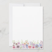 Faire-part de mariage Fleur sauvage de printemps c (Dos)