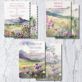 Faire-part de mariage Fleur sauvage de thym des mo