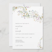 Faire-part de mariage Fleur sauvage des Prairies R (Dos)