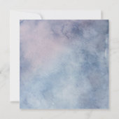 Faire-Part de Mariage Fleurie à l'Aquarelle Romant (Dos)