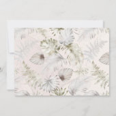 faire-part de mariage fleurie romantique (Dos)