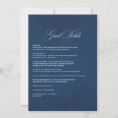 Faire-part de mariage Fleurs de cerisier blanches (Dos)