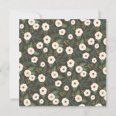 Faire-Part de Mariage Fleurs de Magnolia (Dos)