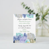 Faire-part de mariage Fleurs Mixtes Romantiques (Debout devant)