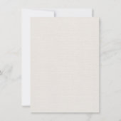 Faire-part de mariage Fleurs Sauvages Capriceuses (Dos)