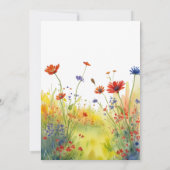 Faire-part de mariage Fleurs sauvages de Spring Me (Dos)
