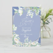 Faire-part de mariage | Fleurs sauvages et baies (Debout devant)