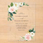 Faire-part de mariage Floraisons de printemps à l' (Recto)