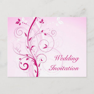Faire-part de mariage floral