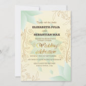 faire-part de mariage floral (Devant)