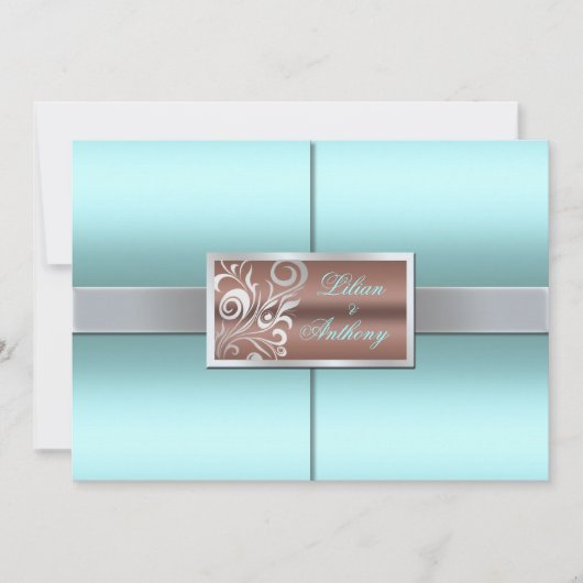 Faire-part de mariage Floral (Devant)