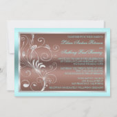 Faire-part de mariage Floral (Dos)