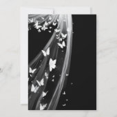Faire-part de mariage floral (Dos)