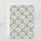 Faire-part de mariage floral (Dos)