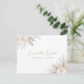 Faire-part de mariage floral (Debout devant)