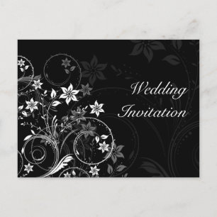 Faire-part de mariage floral