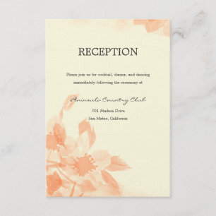 Faire-part de mariage floral aquarelle