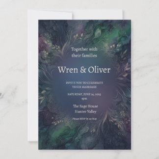 Faire-part de mariage floral Aurora