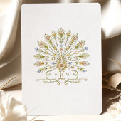 Faire-part de mariage Floral baroque