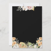 Faire-part de mariage | Floral blanc & verdure (Dos)