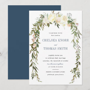 Faire-part de mariage Floral Boho