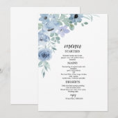 Faire-part de mariage floral Boho Blush (Devant / Derrière)