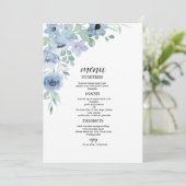 Faire-part de mariage floral Boho Blush (Debout devant)