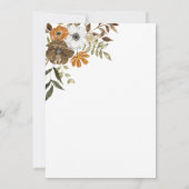 Faire-part de mariage floral Boho Blush (Dos)