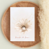 faire-part de mariage floral boho enregistrer la d