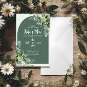 Faire-part de mariage floral classique