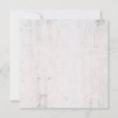 Faire-Part de Mariage Floral Classique (Dos)