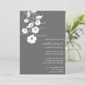 Faire-part de mariage floral de Flourish (Debout devant)