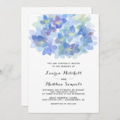 Faire-part de mariage floral de printemps (Devant / Derrière)