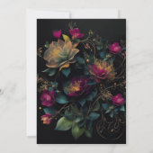 Faire-part de mariage Floral Delight (Dos)