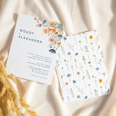 Faire-part de mariage floral élégant