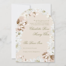 Faire-Part de Mariage Floral Garden Party