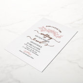 Faire-part de mariage floral minimaliste | Elegant (Rotation)