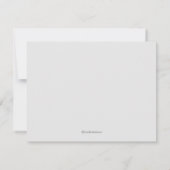 Faire-part de mariage Floral Or (Dos)