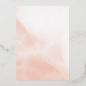 Faire-part de mariage floral pastel (Verso)