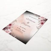 Faire-part de mariage floral pastel (Rotation)