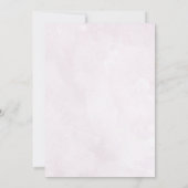 Faire-part de mariage Floral Rustique (Dos)