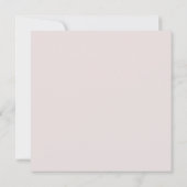 Faire-part de mariage floral rustique (Dos)