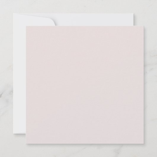 Faire-part de mariage floral rustique (Dos)