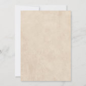 Faire-part de mariage Floral vintage (Dos)