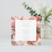 Faire-part de mariage FLORAL Wonder (Debout devant)