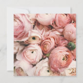 Faire-part de mariage FLORAL Wonder (Dos)