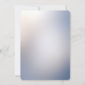 Faire-part de mariage florale blanche (Dos)