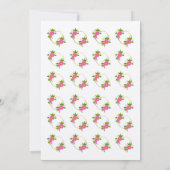 Faire-part de mariage Florale de luxe - Personnali (Dos)