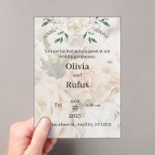 faire-part de mariage florale élégante (In situ (ordinateur de poche))